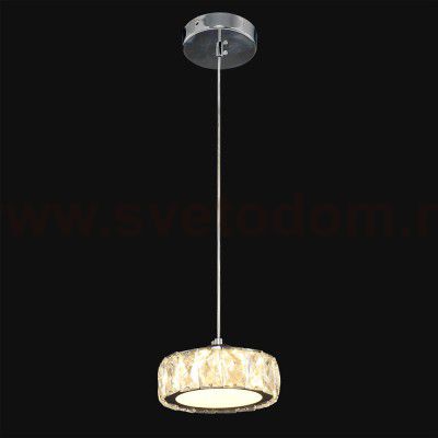 Люстра Геометрия 2-1628-1-CR+WH LED