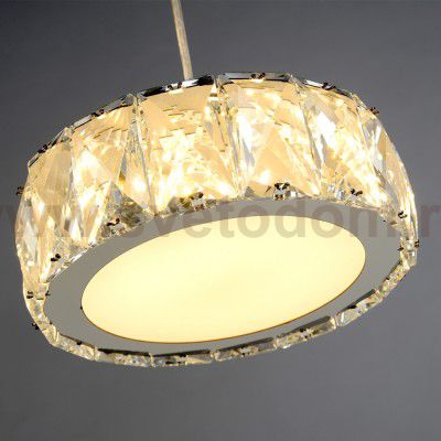 Люстра Геометрия 2-1628-1-CR+WH LED