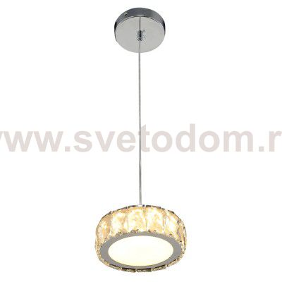 Люстра Геометрия 2-1628-1-CR+WH LED