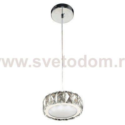 Люстра Геометрия 2-1628-1-CR+WH LED