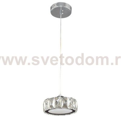 Люстра Геометрия 2-1628-1-CR+WH LED