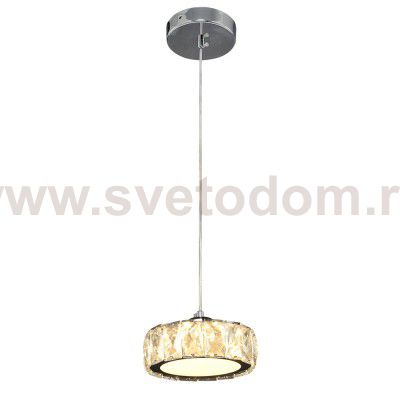 Люстра Геометрия 2-1628-1-CR+WH LED