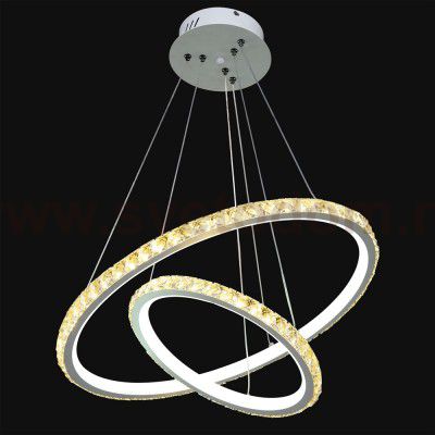 Люстра Геометрия 2-1636-2-WH Y LED