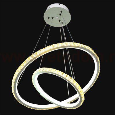Люстра Геометрия 2-1636-2-WH Y LED