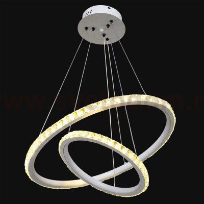 Люстра Геометрия 2-1636-2-WH Y LED