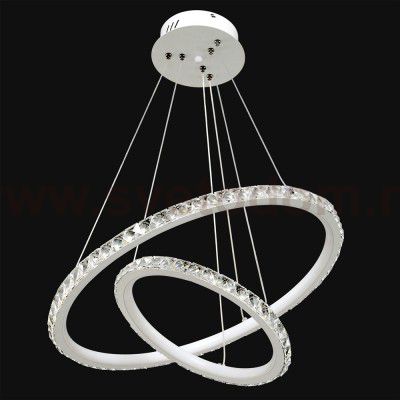 Люстра Геометрия 2-1636-2-WH Y LED