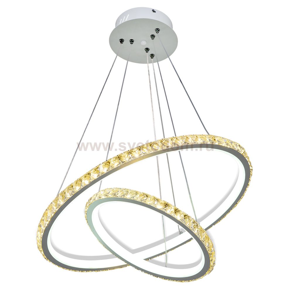Люстра Геометрия 2-1636-2-WH Y LED