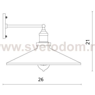 Светильник настенный Divinare 2000/04 AP-1 DELTA