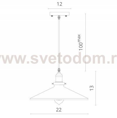 Светильник подвесной Divinare 2000/04 SP-1 DELTA