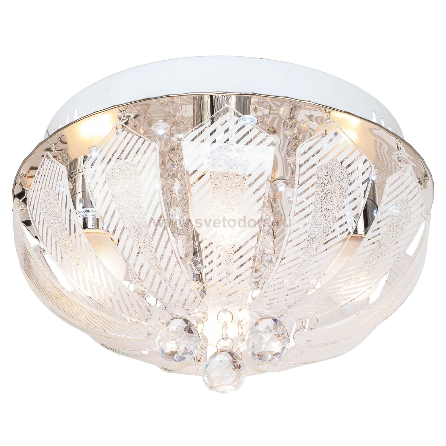 Светильник ЭкономСвет 200061/4CR RC WTLED