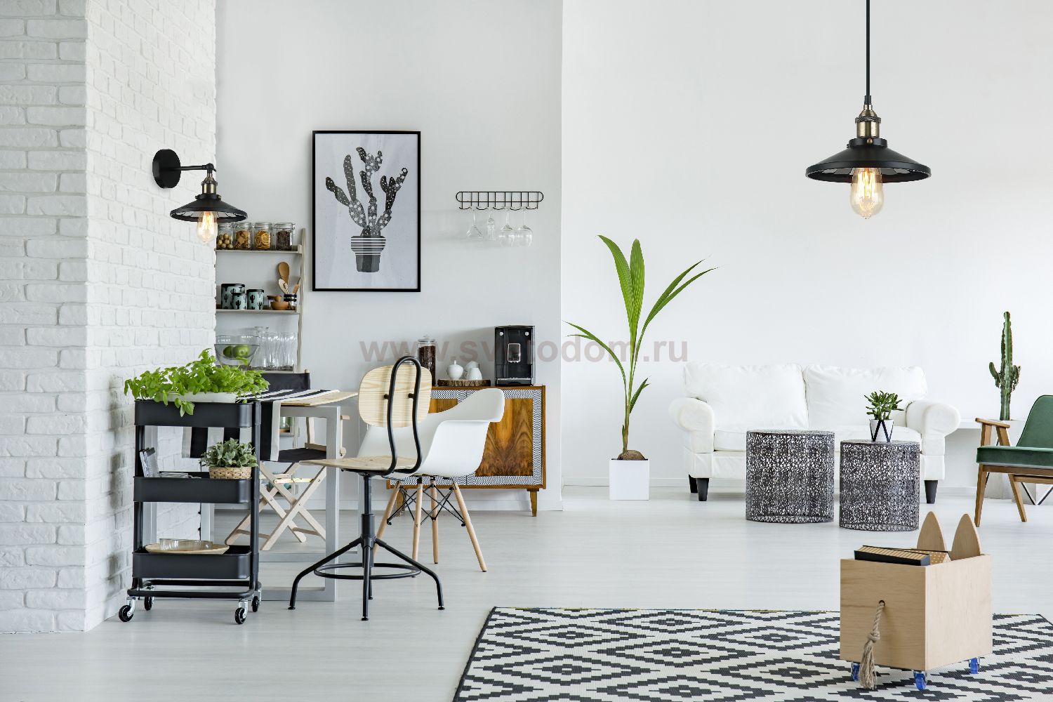 Светильник подвесной Divinare 2000/04 SP-1 DELTA