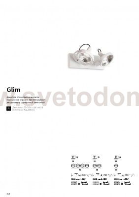 Ideal Lux GLIM PL2 BIANCO