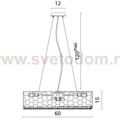 Светильник подвесной Divinare 2002/01 SP-9 PAOLA
