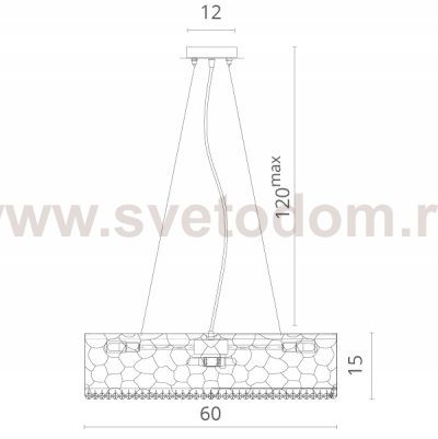 Светильник подвесной Divinare 2002/01 SP-9 PAOLA