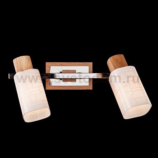 Светильник поворотный Eurosvet 20029/2 хром / дерево