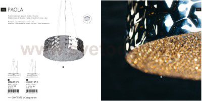 Светильник подвесной Divinare 2002/01 SP-6 PAOLA