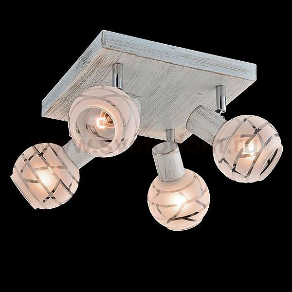 Светильник Eurosvet 20036/4 белый с золотом/хром