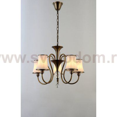 Люстра Rivoli Leonore 2004-205 5 * Е14 40 Вт классика