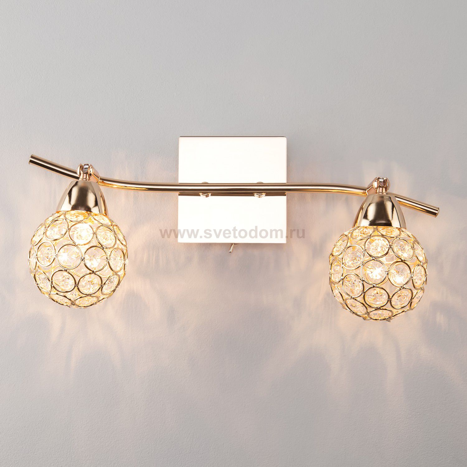 Светильник настенный Eurosvet 20042/2 золото