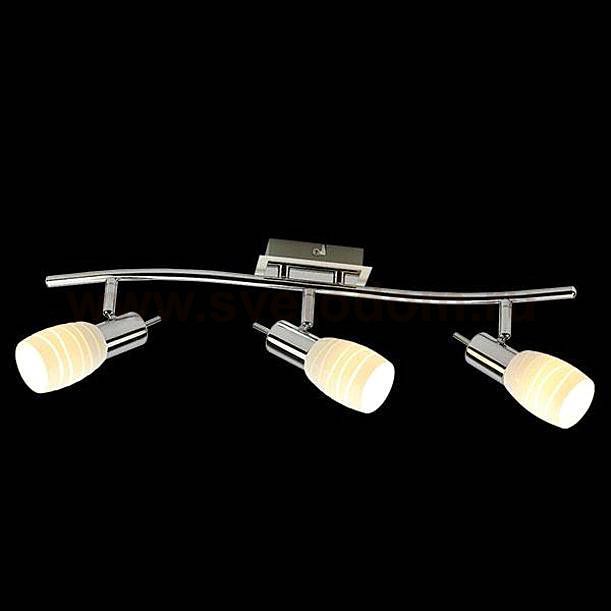 Eurosvet 20046/3 хром/белый