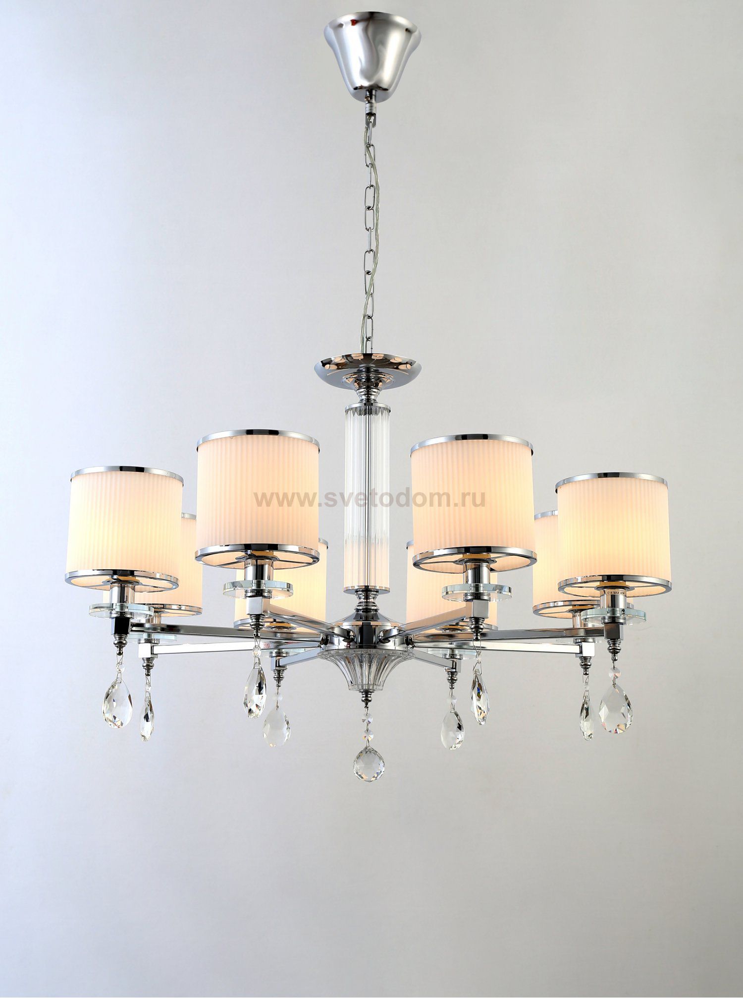 Люстра Rivoli Kristiane 2005-308 8 * Е14 40 Вт классика