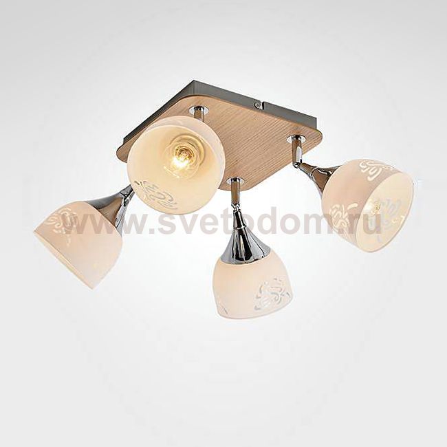 Люстра Eurosvet 20051/4 светлое дерево