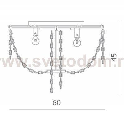Люстра потолочная Divinare 2006/01 PL-6 AURORA