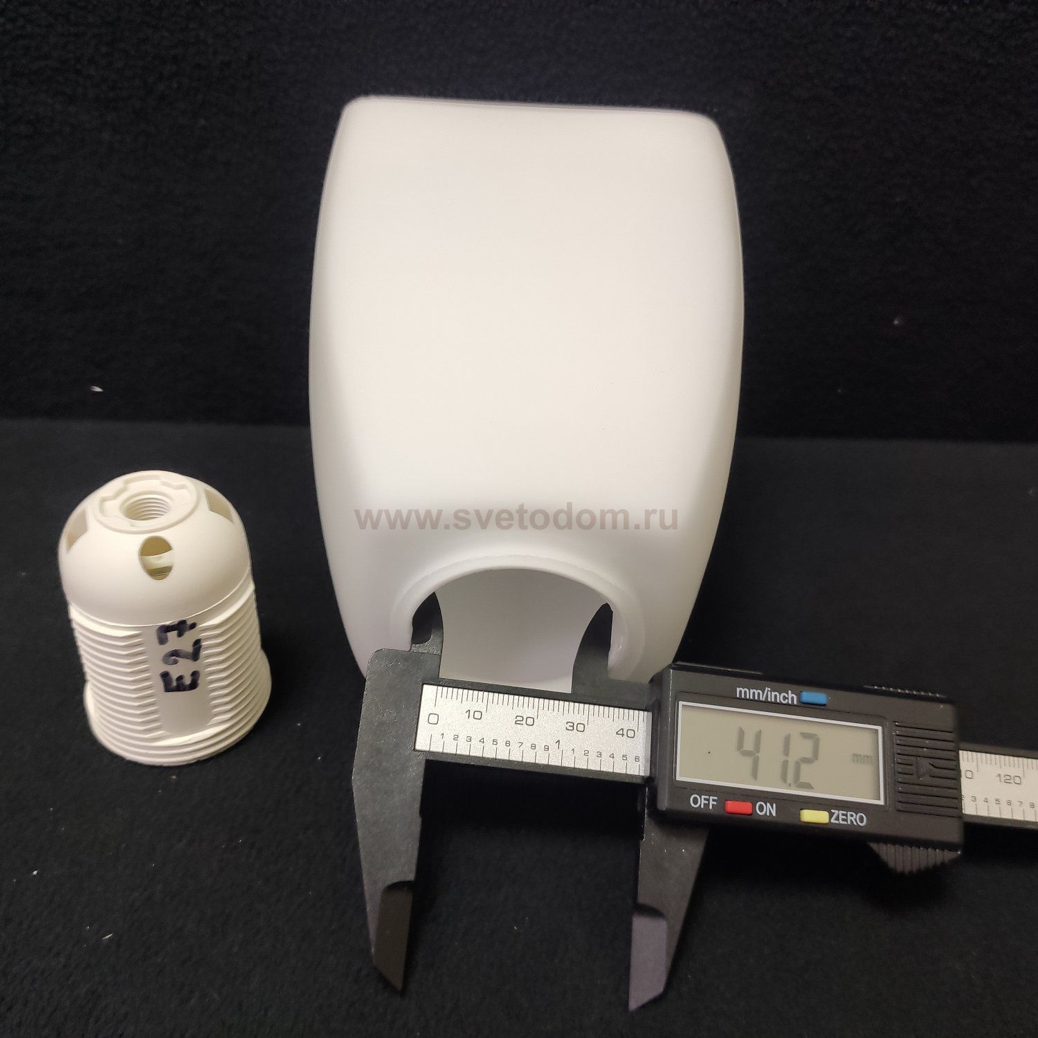 Плафон стекло белое матовое 100*140мм Е27 (41мм посадка) CL128 / CL129 Марго-Крокус