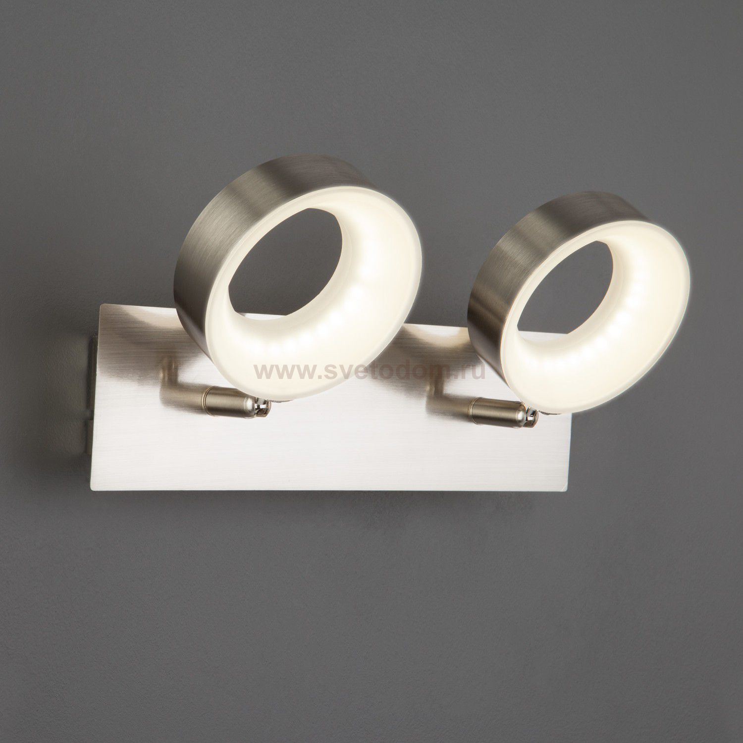 Светильник Eurosvet 20065/2 сатин-никель 12W