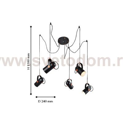 Люстра Favourite 2007-5P Ampolla