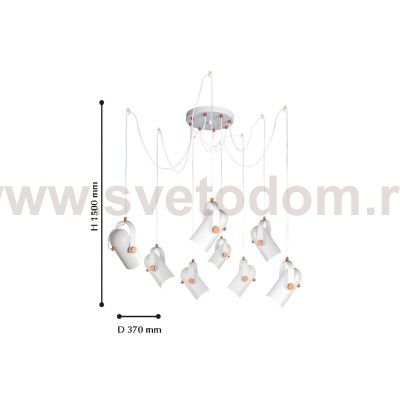 Люстра Favourite 2008-8P Ampolla