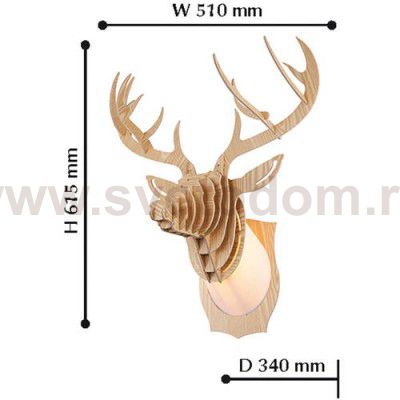 Настенный светильник Favourite 2009-1W Cervus