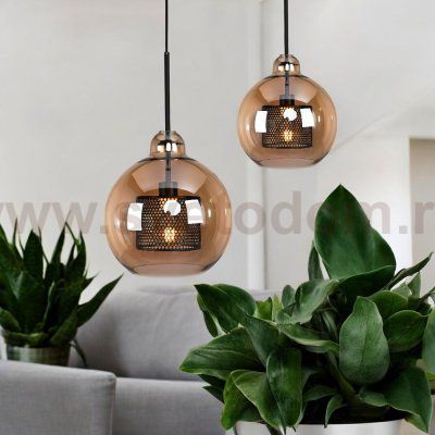 Подвесной светильник CATCH AMBER Pear L D30 ImperiumLoft 200987-26