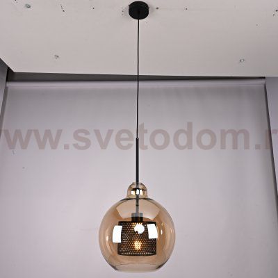 Подвесной светильник CATCH AMBER Pear L D30 ImperiumLoft 200987-26