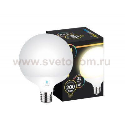 Лампа матовая Ambrella LED A120-PR 25W E27 3000K (200W) PRESENT