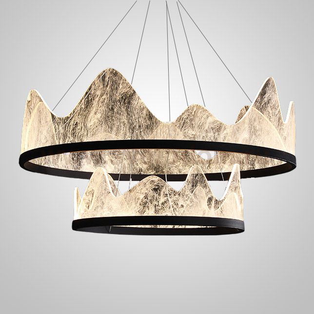 Подвесная люстра REGINA D80 D50 Black ImperiumLoft 201052-23