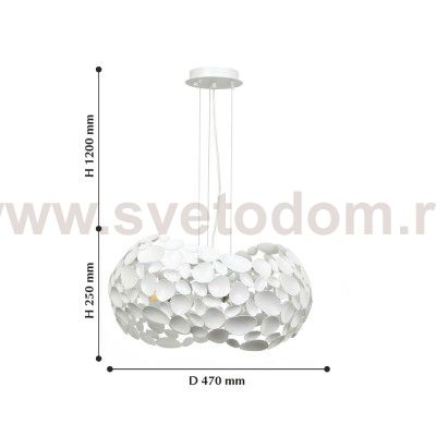 Люстра 2в1 Favourite 2011-3PC Gittus