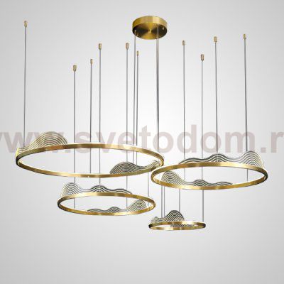 Подвесная люстра HANNA A C D40 D60 D80 D100 4R ImperiumLoft 201100-23