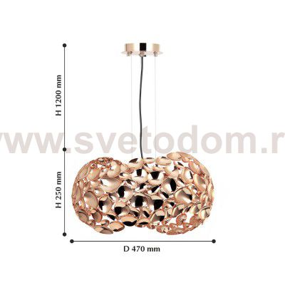 Люстра 2в1 Favourite 2013-3PC Gittus
