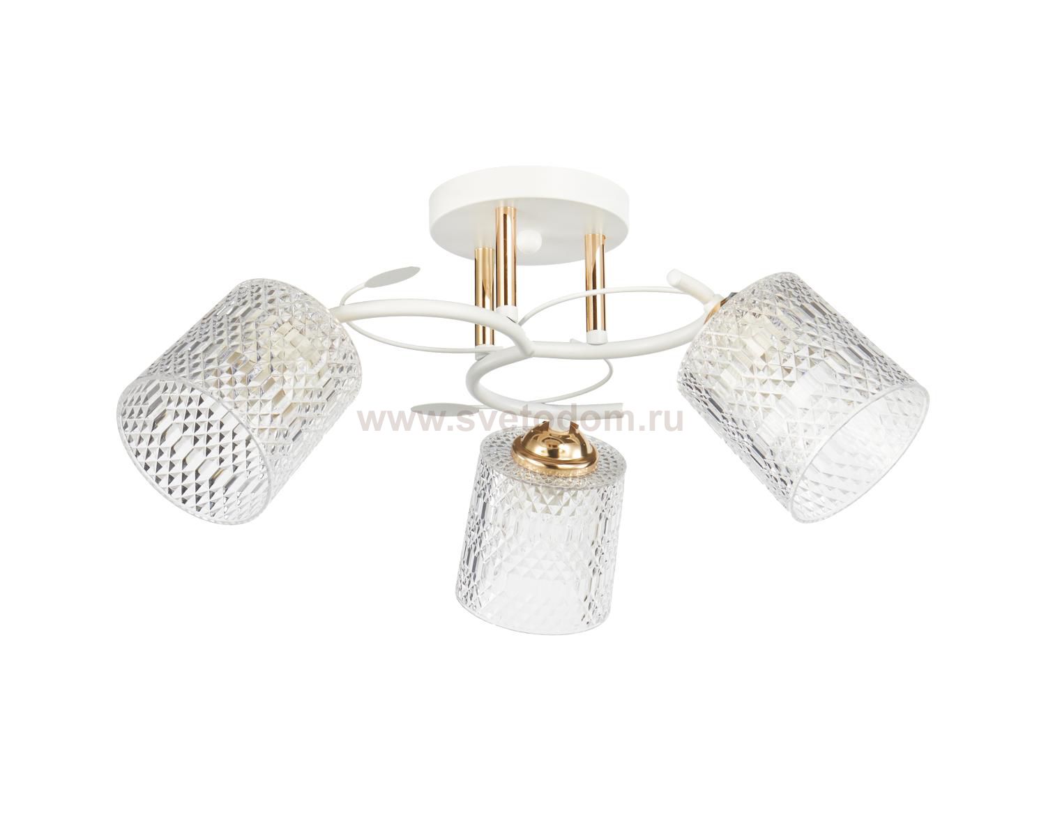 Потолочный светильник 20140/3WT+FGD CL ЭкономСвет