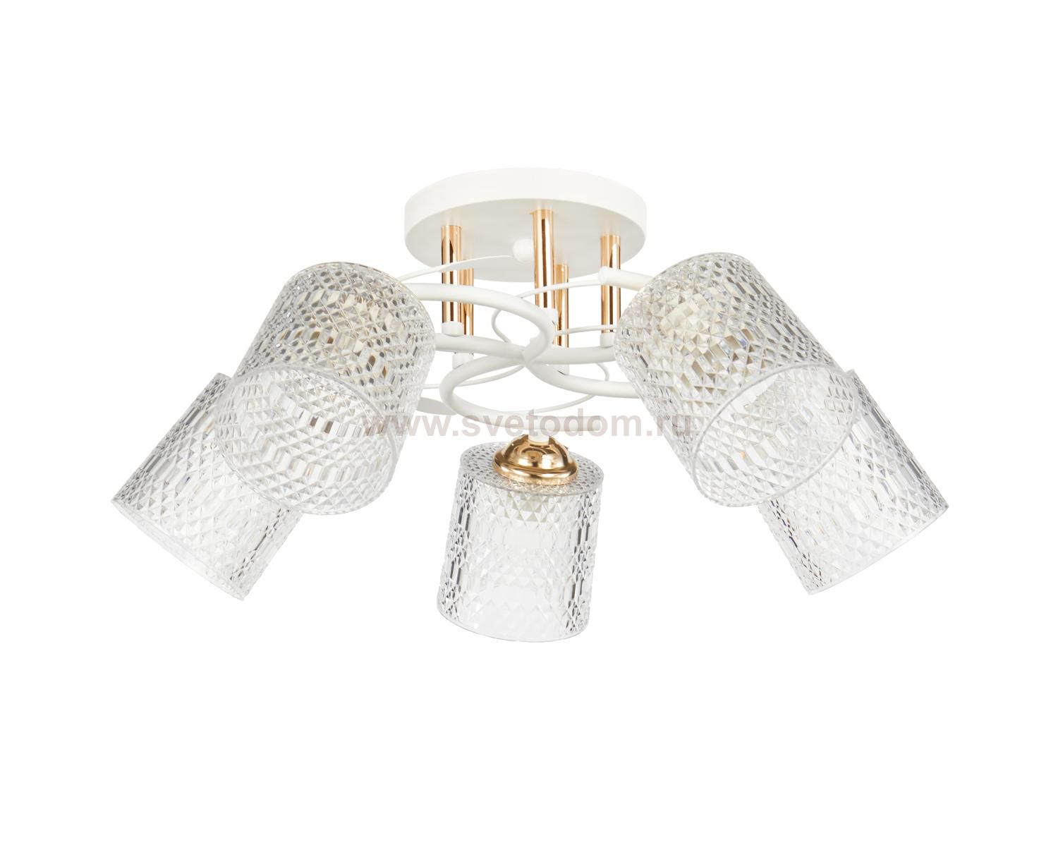 Потолочный светильник 20140/5WT+FGD CL ЭкономСвет