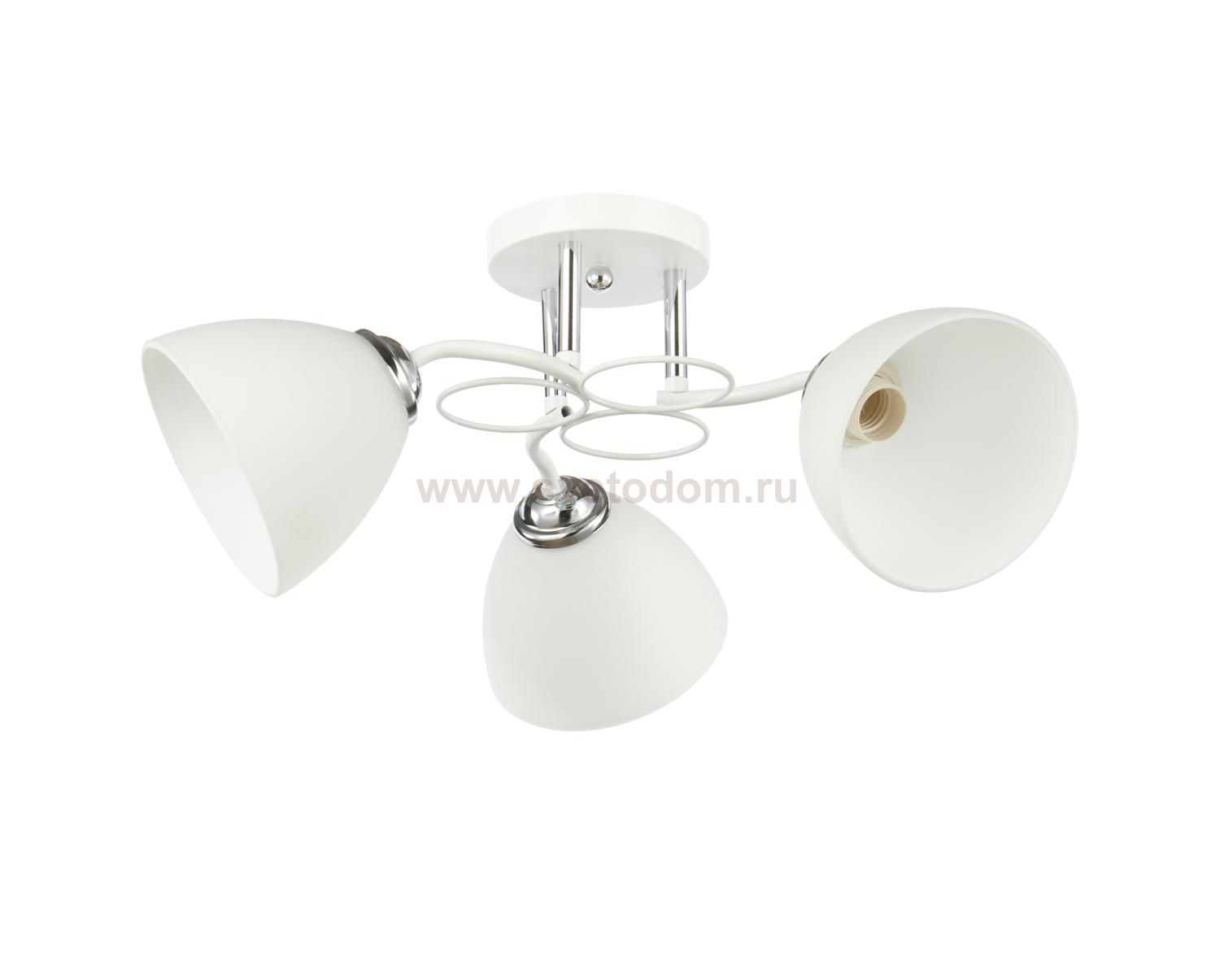 Потолочный светильник 20142/3WT+CR WT ЭкономСвет