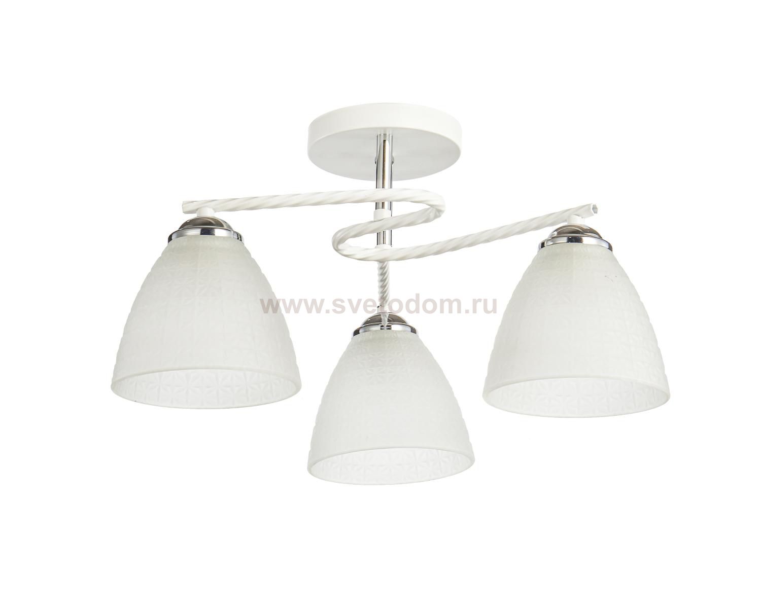 Потолочный светильник 20143/3WT+CR WT ЭкономСвет