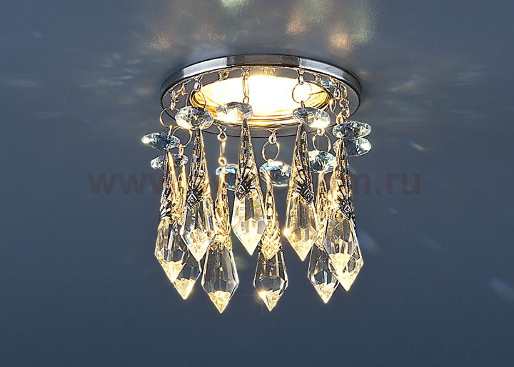 Светильник Elektrostandard 2021 MR16 хром/прозрачный/голубой