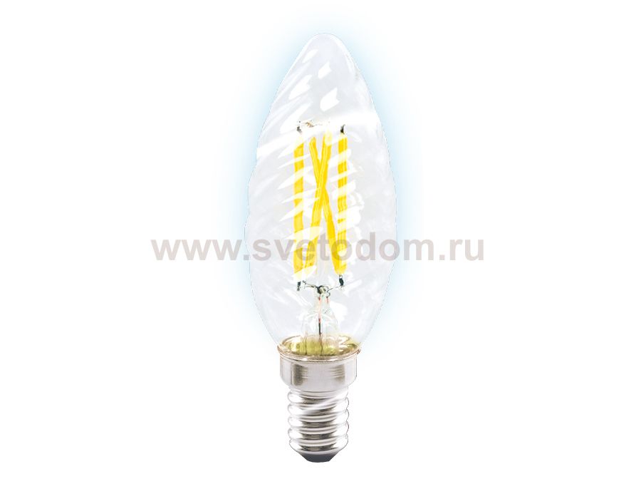 Лампа светопрозрачная Ambrella Filament LED C35 6W E14 6400K (50W) 220-240V BULBING