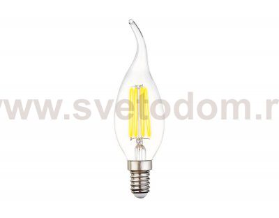 Лампа светопрозрачная Ambrella Filament LED C37L-F 6W E14 3000K (60W) BULBING