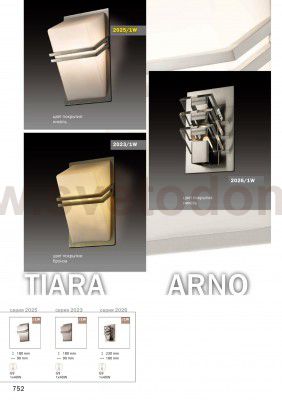 Настенный светильник Odeon light 2025/1W TIARA