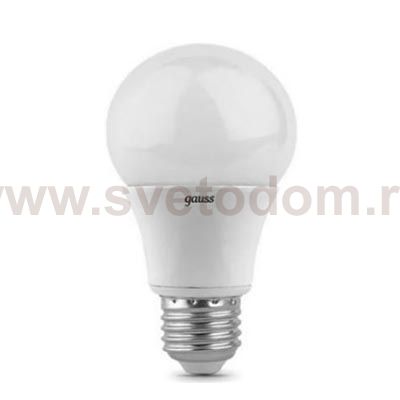 Лампа Gauss A60 AC12-36V 10W 860lm 4100K E27 LED (202502210)