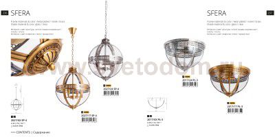 Светильник подвесной Divinare 2027/24 SP-4 SFERA