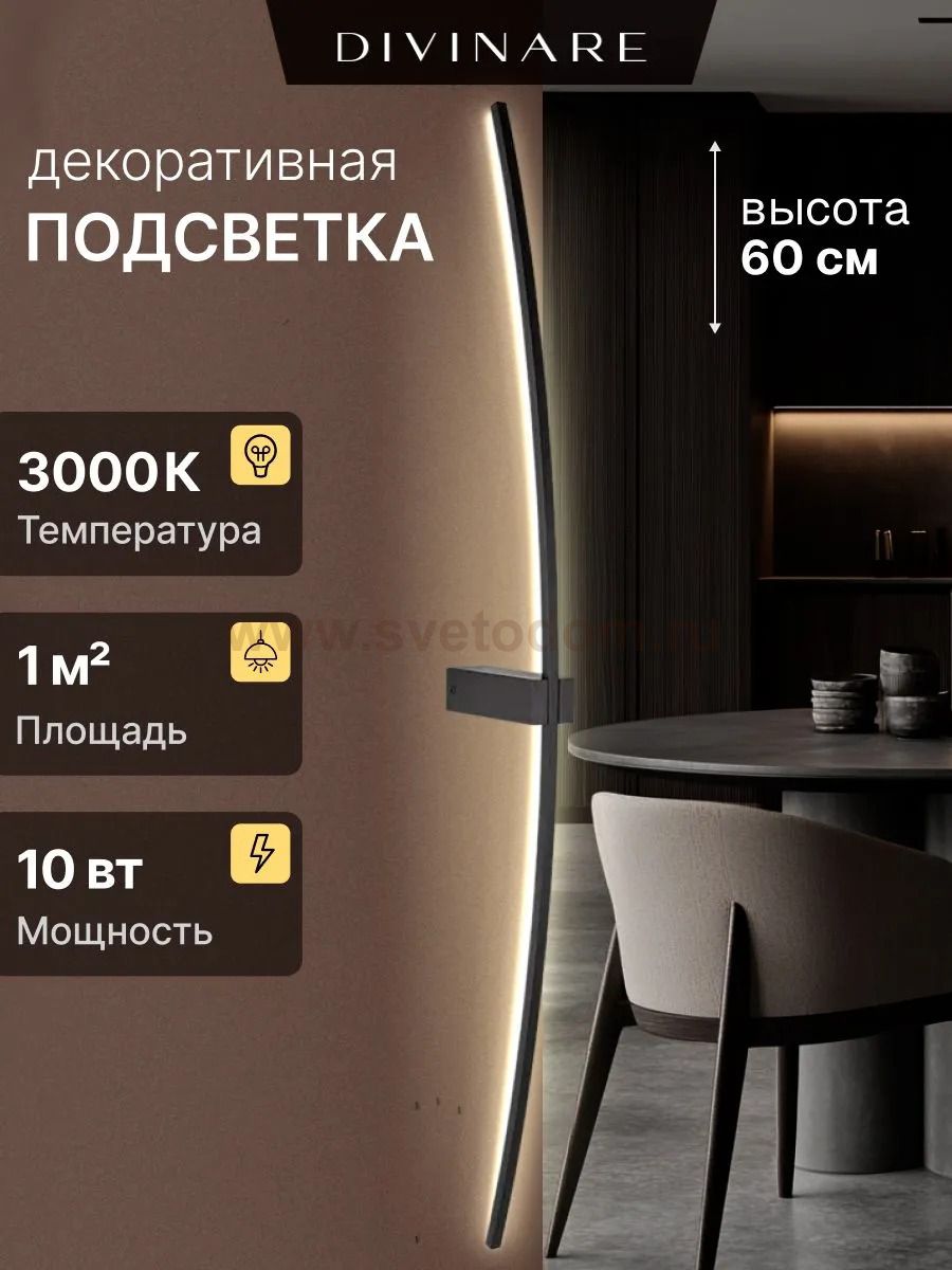Декоративная подсветка Divinare TRIESTE 2028/06 AP-10